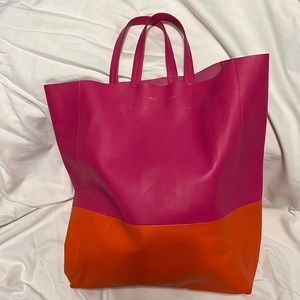 Celine vertical cabas bag
